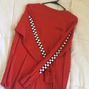Red vans long sleeve